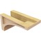 Ekena Millwork 4"W x 8"D x 4"H Wide Viola Rough Cedar Woodgrain TimberThane Corbel, Primed Tan CORUR04X08X04VIORCPR - alternate 2